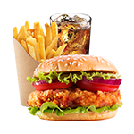 Chicken Fillet Burger Meal 