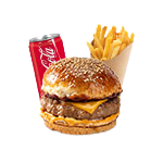 American Cheese Burger Meal 